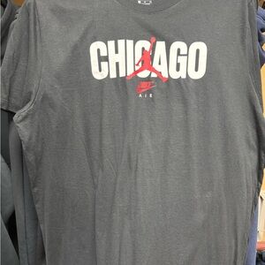 Jordan Black Chicago Graphic Tee